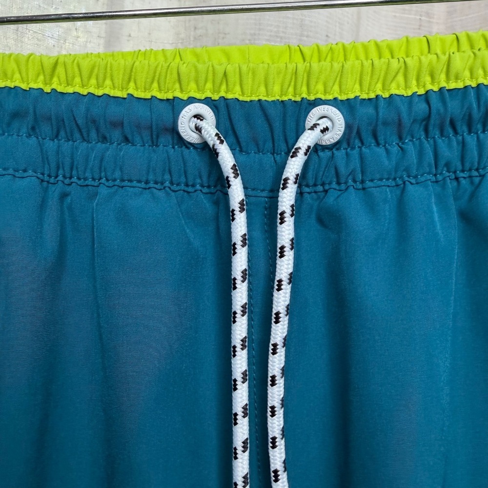 Chubbies Classic Swim Trunks Compression Liner Teal Blue Mens XL 7" Inseam - Picture 3 of 9